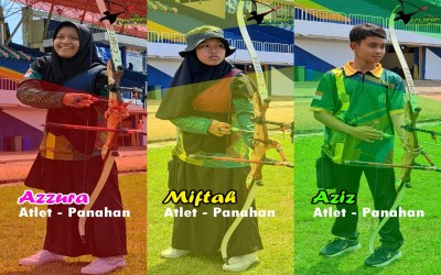 Dua Santri MTs Khairul Ummah Ikut Kejurnas Panahan Junior di Sentul Bogor
